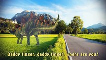 Stegosaur Finger Family Dinosaurs T-Rex Daddy Finger Nursery Rhyme for Childrens Babies