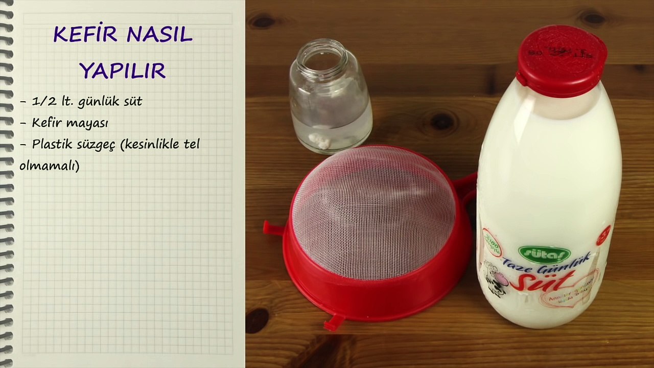 Kefir Nasıl Yapılır? - Kefir Nedir? - Kefir Nasıl Mayalanır? - Kefir Tarifi