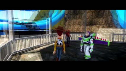 Télécharger la video: Lightning McQueen Cars Ramone Spider Man Marvel Superhero Toy Story Buzz Lightyear & Sheriff Woody