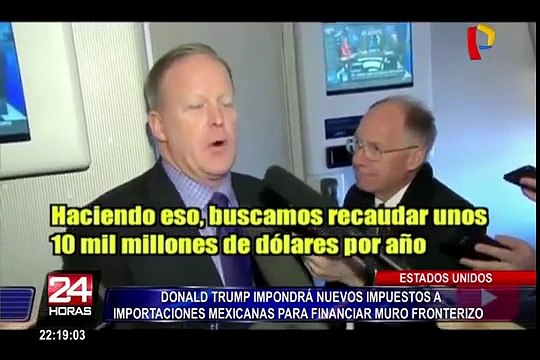 Donald Trump impondrá nuevos impuestos a importaciones mexicanas para pagar muro