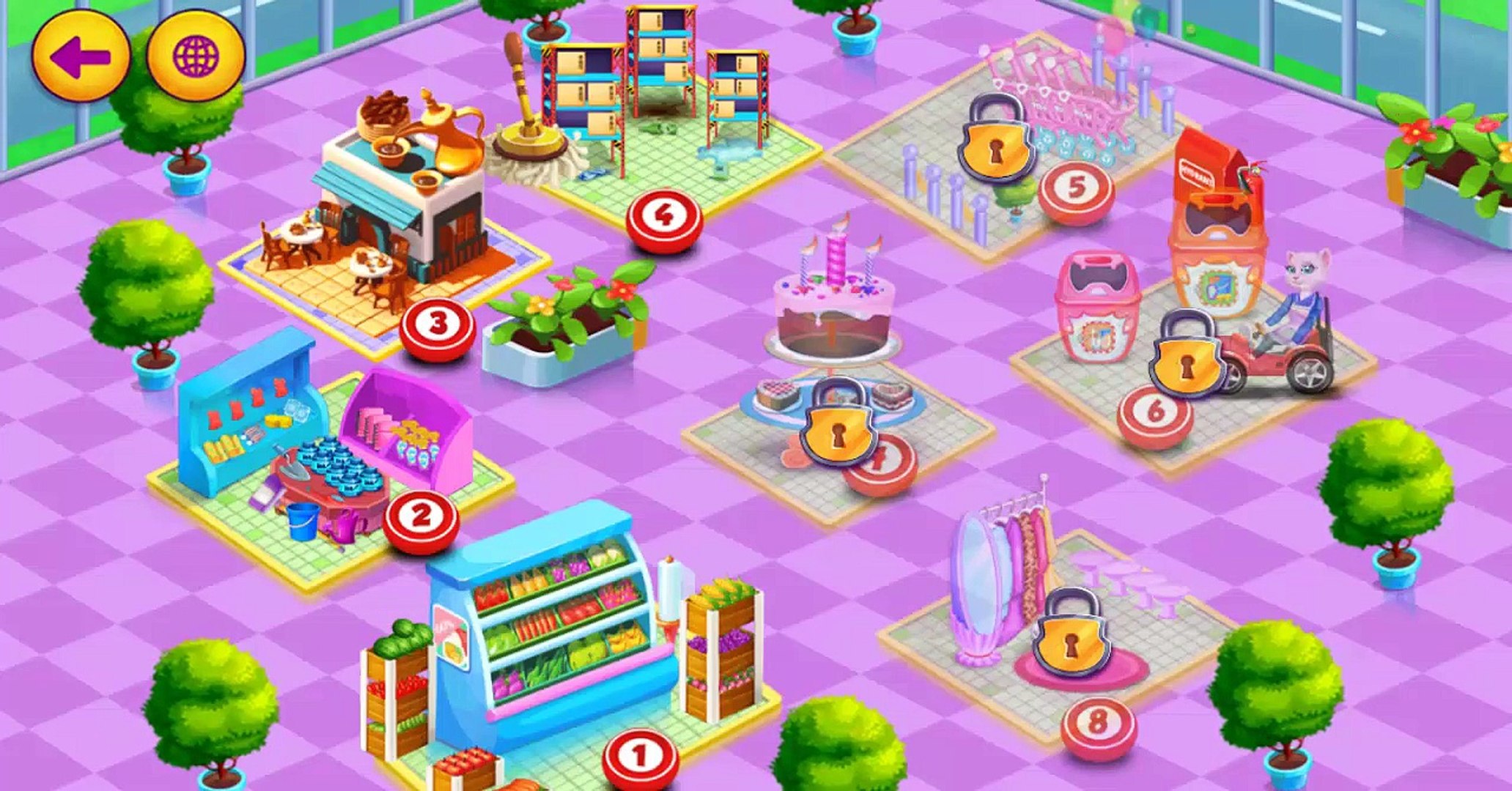 Kitty Супермаркет образовательных Дети менеджер Игры для Android Геймплей образовательные игры для д