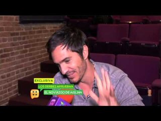 Aislinn Derbez y Mauricio Ochmann en su primera entrevista juntos