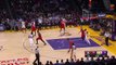 Brandon Ingram Posterizes Jonas Valanciunas | Raptors vs Lakers | Jan 1, 2017 | 2016 17 NB