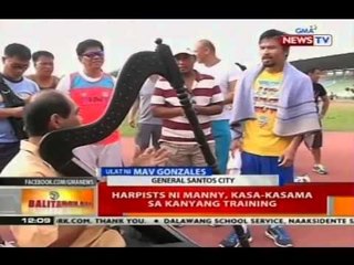 BT: Manny Pacquiao, patuloy sa training