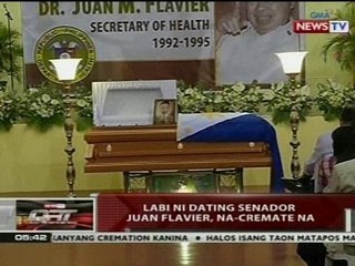 QRT: Labi ni dating senador Juan Flavier, na-cremate na