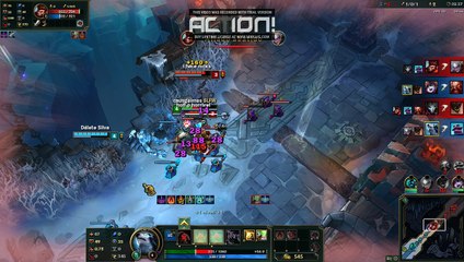jogando lol aram