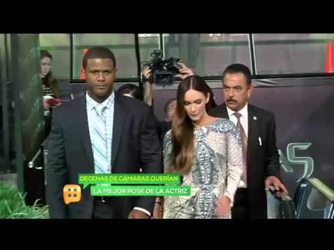 Megan Fox deslumbró en la alfombra roja de la cinta Tortugas Ninja