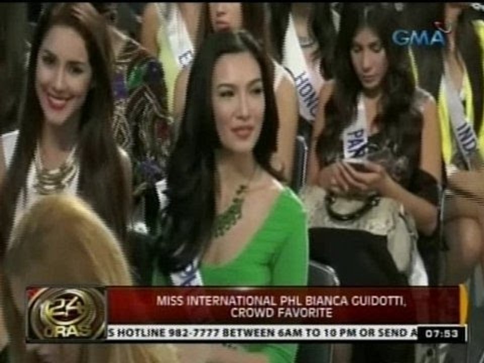 24 Oras: Miss International Phl Bianca Guidotti, crowd favorite