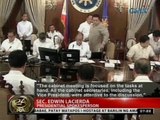 24 Oras: PNoy at VP Binay, nagkaharap sa cabinet meeting