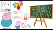 Свинка Пеппа Немецкий Обучение Цвета Слушайте детей и малышей | Учебное видео для детей