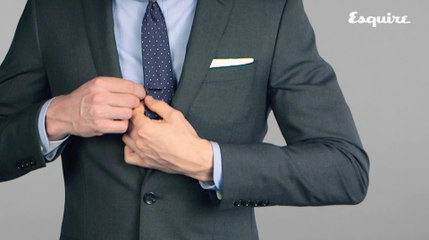 Watch this Elements of Style video for some helpful tips to update your suit game.