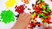 Learn Colors for Toddlers With Candy Skittles Learning Colours with Rainbow