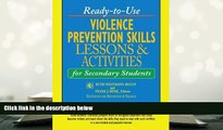 Free PDF Ready-to-Use Violence Prevention Skills Lessons and Activities for Secondary Students Pre