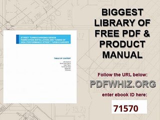 Street Turbocharging Design Fabrication Installation and Tuning of High Performance Street Turbocharger Systems