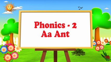 Phonics Song 2 3D Animation English Alphabet ABC Rhymes for children
