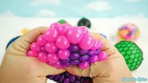 Learn Colors with Squishy Splat Slime Balls for Babies Toddlers Kids and Children