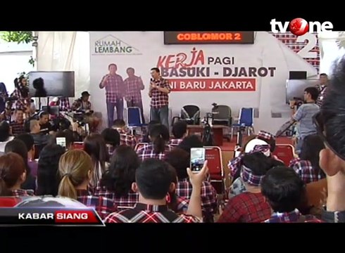 Ahok Berkampanye di Rumah Lembang Paparkan Rencana Kerja
