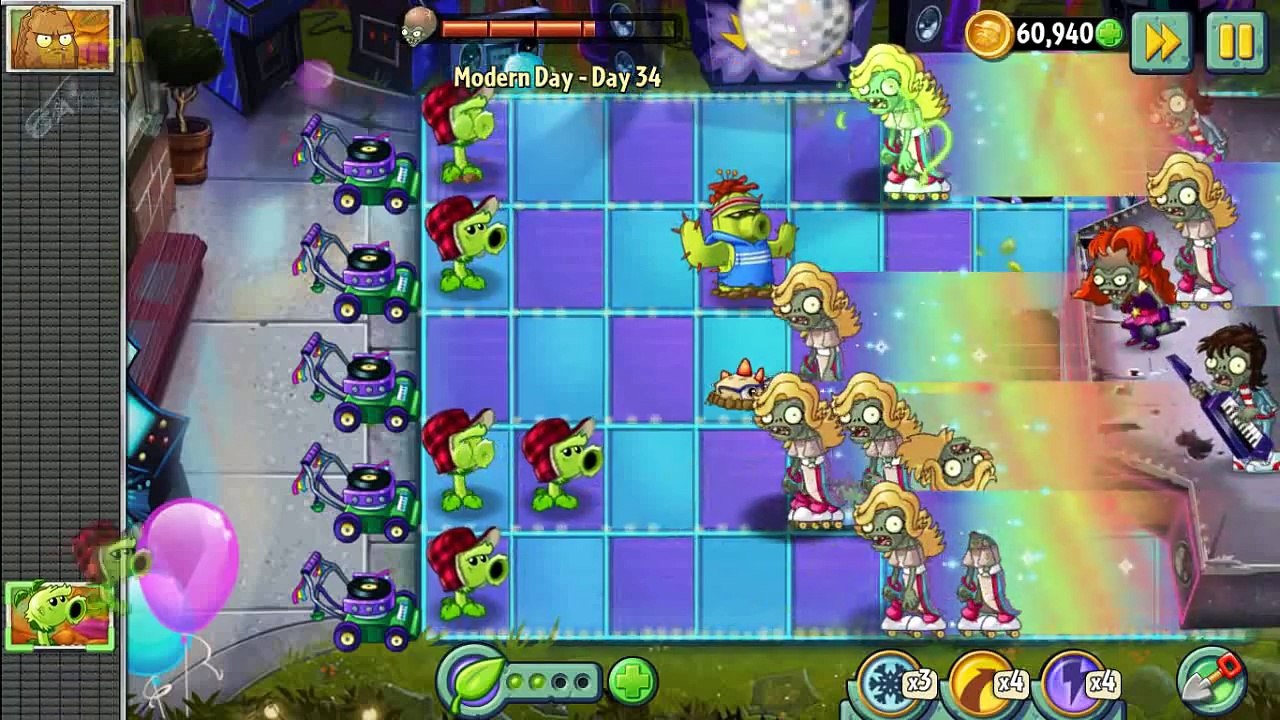 Plants vs Zombies 2 - Modern Day - Day 34 #4: Random Harder Zomboss #4