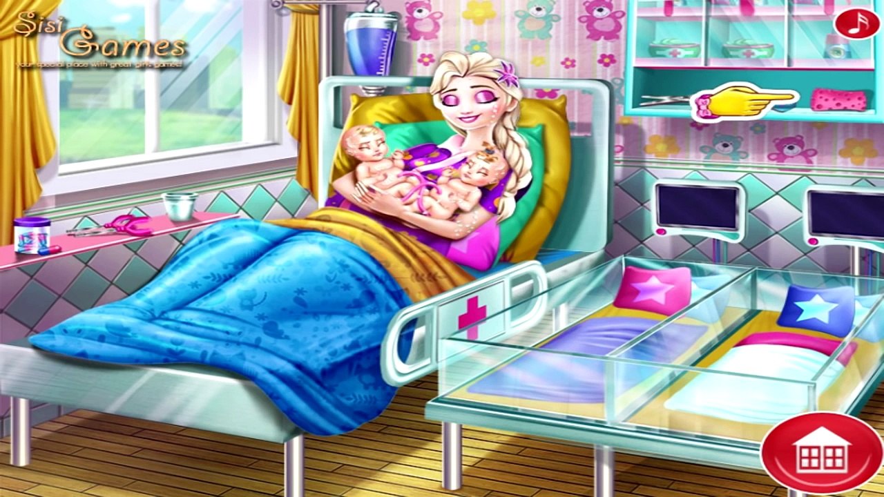Pregnant Anna, Pregnant Elsa & Pregnant Ladybug Gives Birth To Twins - Baby Games Compilation