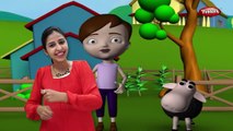 Baa Baa Black Sheep Rhyme With Actions | Action Songs For Kids | 3D Nursery Rhymes With Lyrics