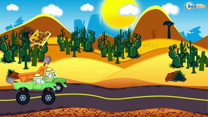 Carros de Carreras, Camión, Coche de Policía, Сamión de Bomberos - Camiones infantiles