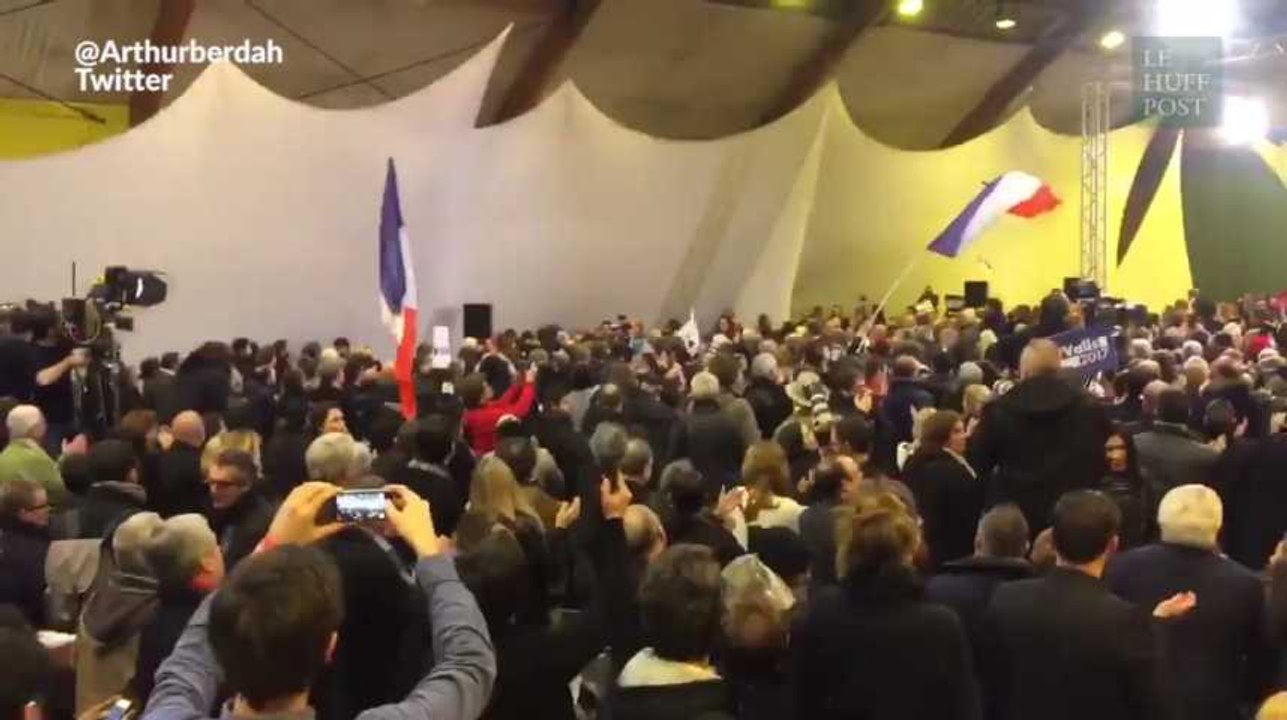 Valls n'a pas eu de répit pour son dernier meeting