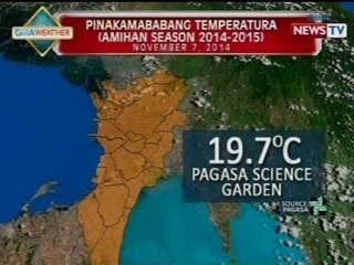 SONA: Mas malamig na temperatura dahil sa hanging amihan, unti-unti nang nararamdaman