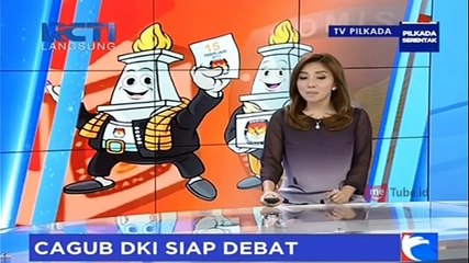 Ketiga Cagub DKI Siap Debat Nanti Malam