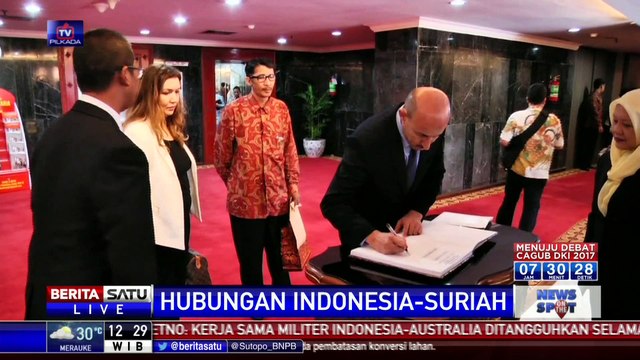 Indonesia Dukung Penyelesaian Konflik Suriah
