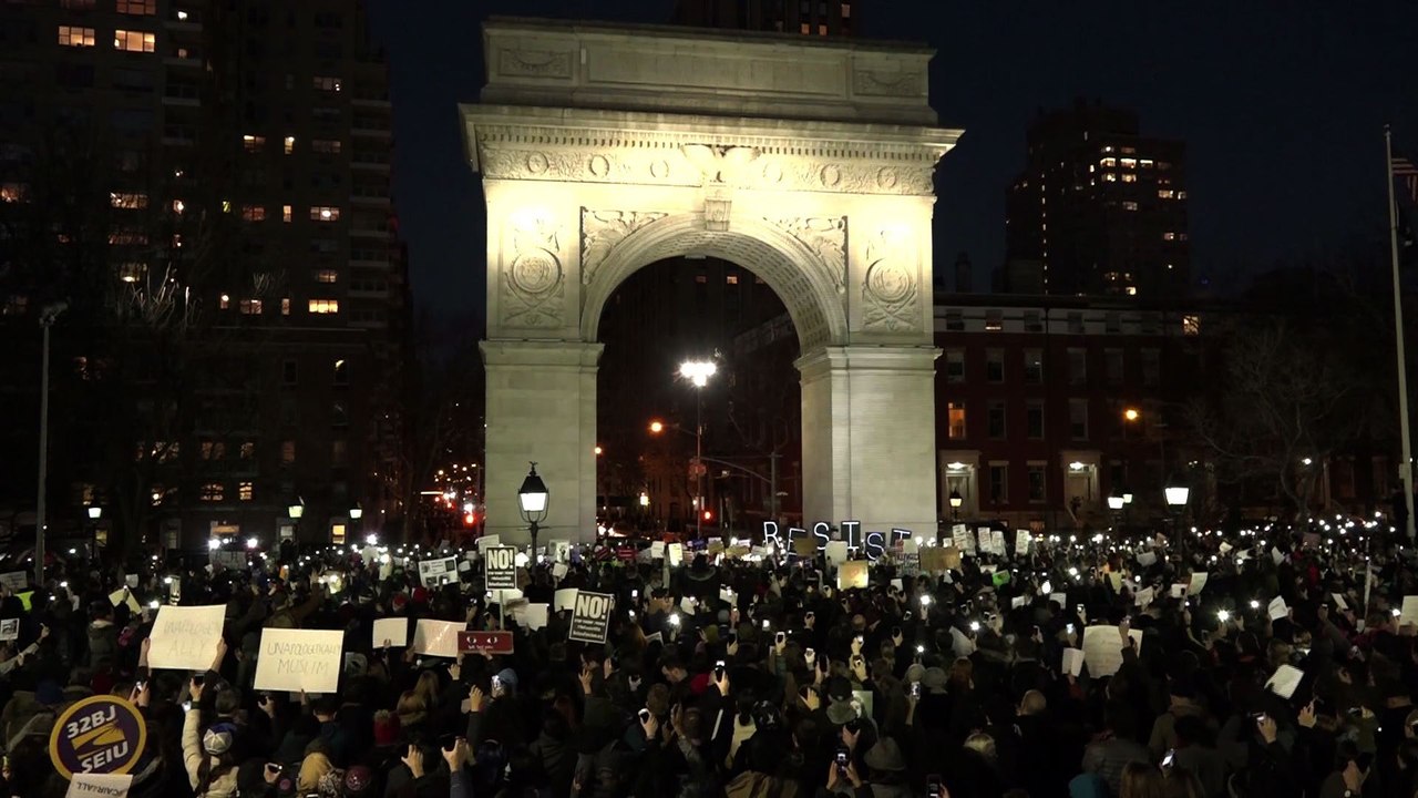 New York: rassemblement pour défendre immigrés et musulmans