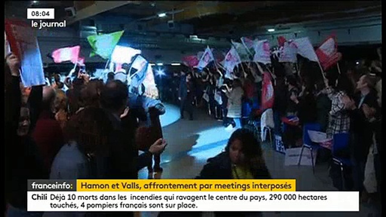 Un militant lance à Benoît Hamon "je t'aime" - Le candidat répond "moi aussi" - Regardez