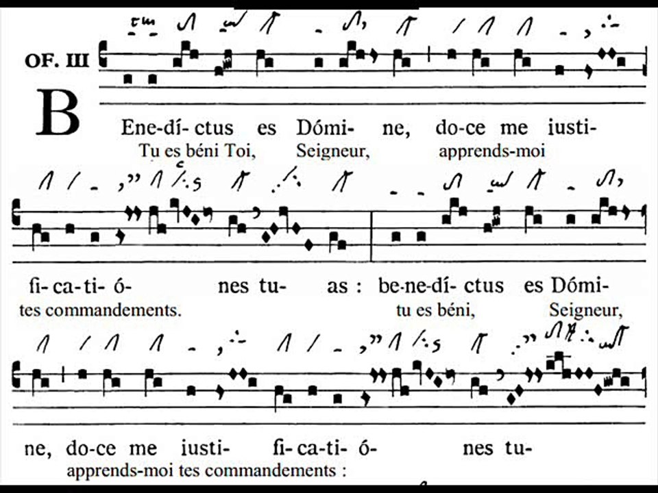 Offertorium Benedictus es Domine, Dominica VI TpA (6 TO)