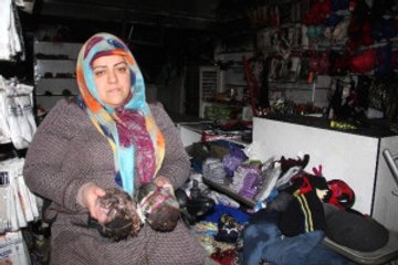 Fiziksel Engelli Kadının Mikro Krediyle Kurduğu İş Yeri Küle Döndü