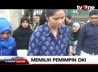 Anissa Pohan Kunjungi Korban Kebakaran