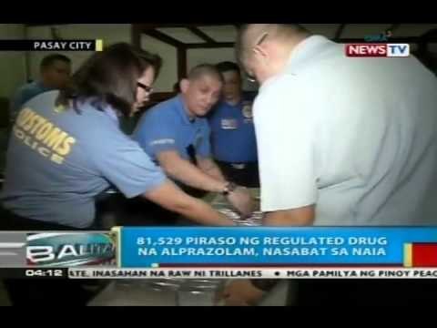 BP: 81,529 piraso ng regulated drug na Alprazolam, nasabat sa NAIA