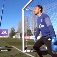 L'entraînement intensif impressionnant des gardiens du Real Madrid