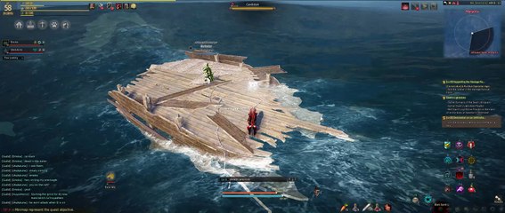 SHARK ATTACK - Crossing to Margoria - boat dead. Black Desert