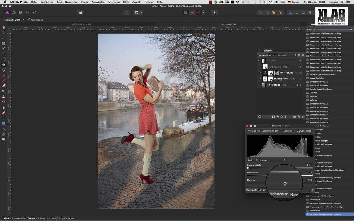 Bildmontage mit 'multiplizieren'