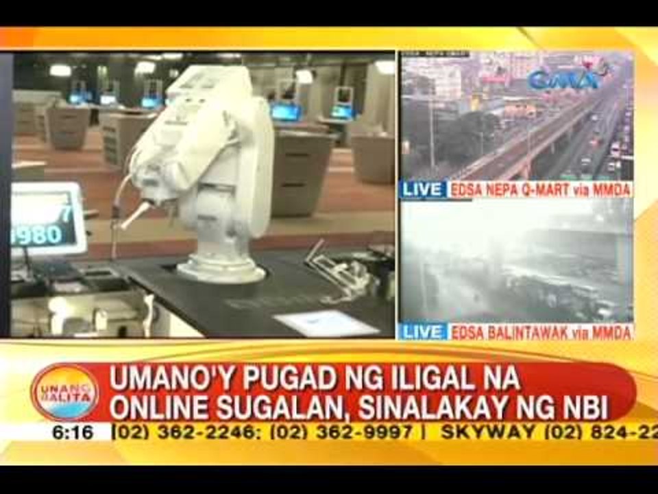 UB: Umano'y pugad ng iligal na online sugalan, sinalakay ng NBI sa Angeles City, Pampanga