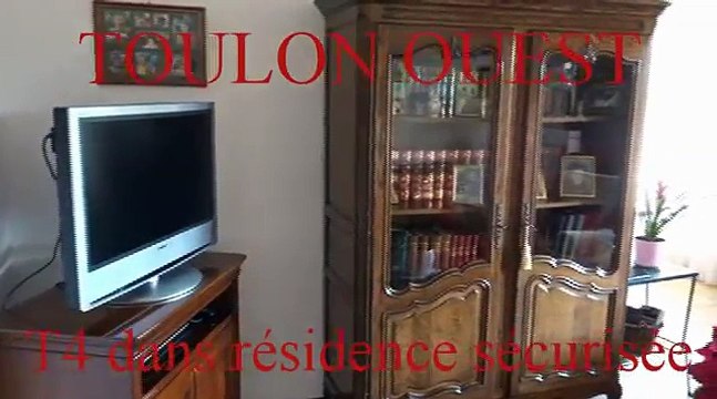 vente bel appartement T4 residence securisee TOULON Ouest