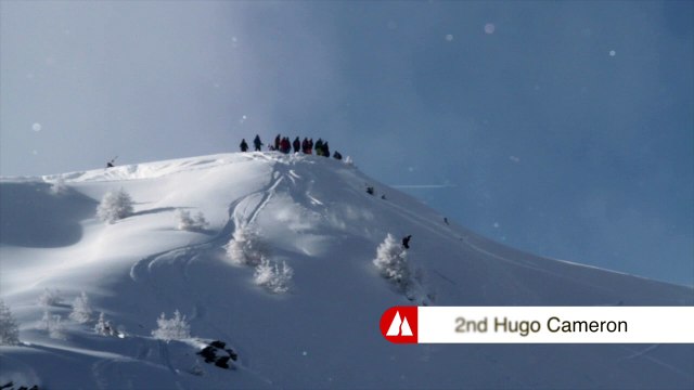 2nd place Hugo Cameron - Ski Men - Verbier Freeride Week Junior 2* 2017