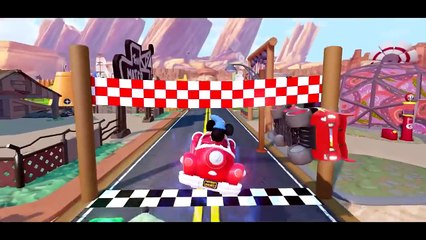 FUNNY GREEN MCQUEEN CARS Colors & HULK Mickey Mouse + Spiderman VENOM Woody + Finger Family