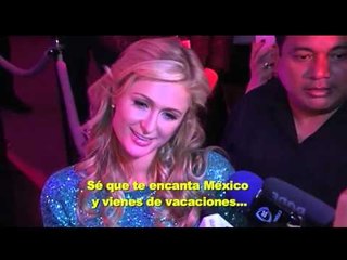 Paris Hilton de visita en México y se estrenó como dj