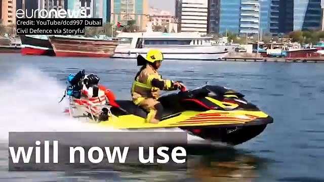 Dubai'de İtfaiyeciler Yangına Jetpack Ile Müdahale Edecek!