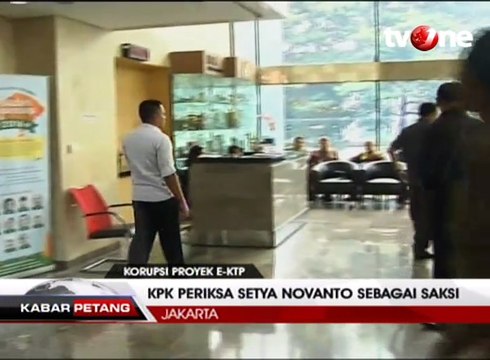 KPK Periksa Setya Novanto Sebagai Saksi Kasus Korupsi e-KTP