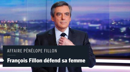 François Fillon défend son épouse et se dit "renforcé" pour l'Elysée
