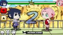 Thousand Years Of Death Game Uchiha Sasuke VS Sakura Haruno