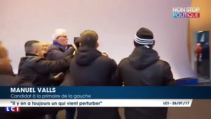 Manuel Valls - son meeting perturbé : les opposants expulsés sans ménagement