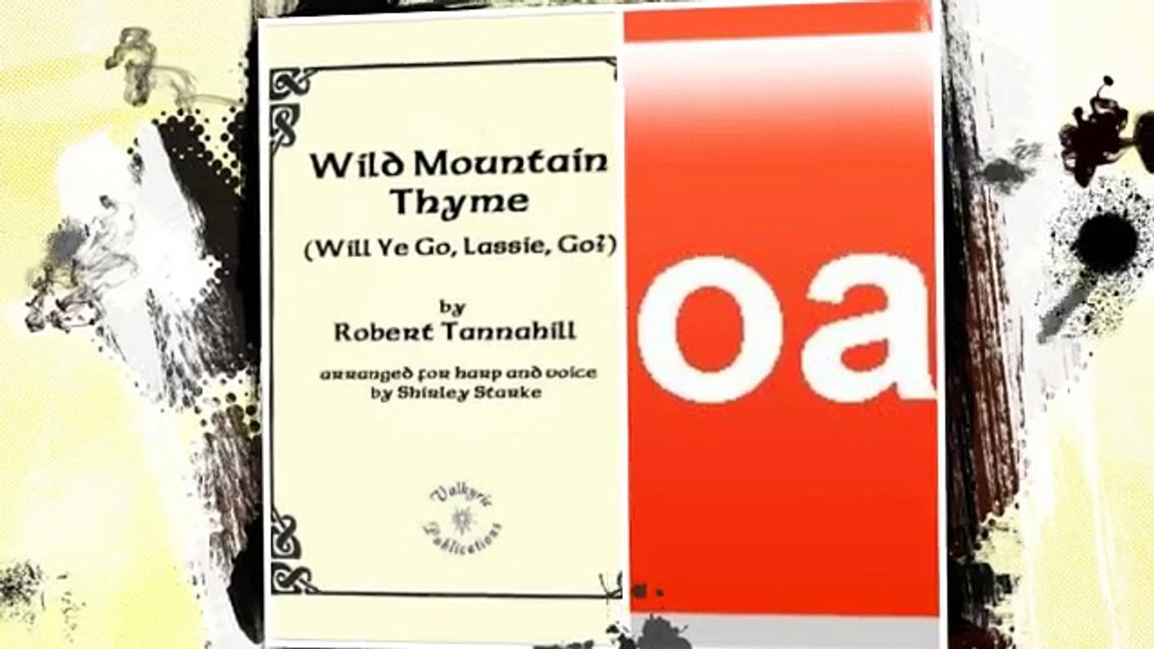 [P830.Ebook] Wild Mountain Thyme, for Harp and Voice - Download PDF Ebook