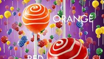 Learn colors with cake pops green yellow blue red and orange